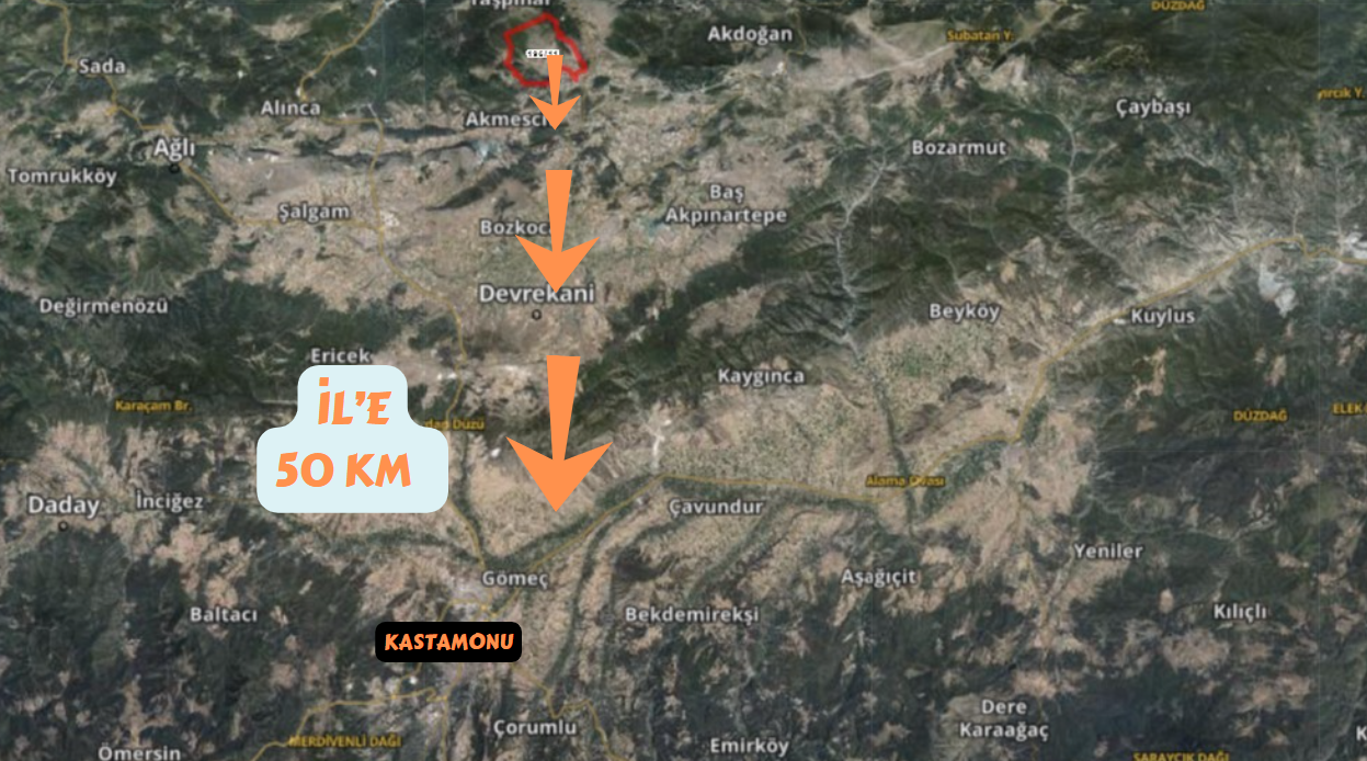KASTAMONU DEVREKANİ ŞENLİK KÖYÜ 219 M² HİSSELİ TARLAMIZ SATILIK. - KASTAMONU DEVREKANİ fotoğraf 6